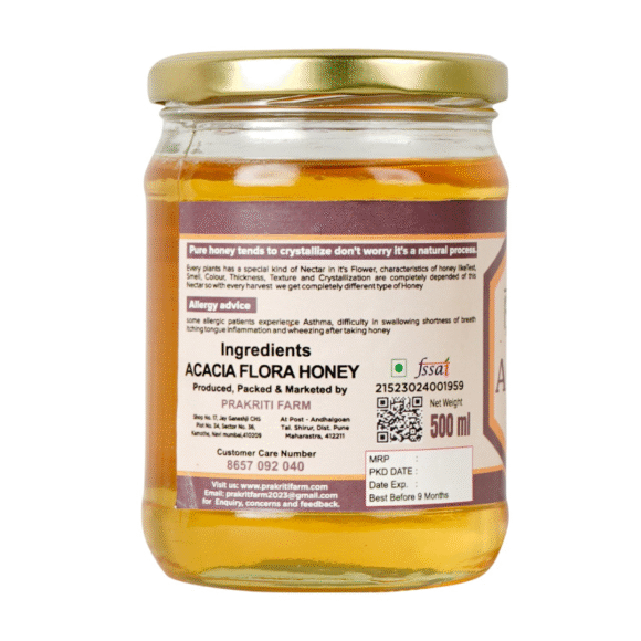 Acacia Honey 500 Mili Liter