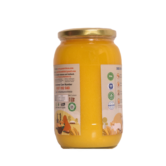 Desi Cow A2 Bilona Ghee 1 Liter
